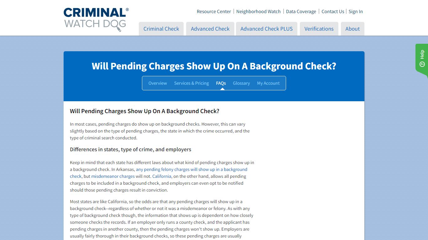 Do Pending Charges Show Up on Background Checks? - CriminalWatchDog